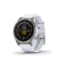 Preview: GARMIN Epix Pro Sapphire, Steinweiss/Titanium Titan, 47mm (010-02803-21)