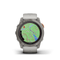 Preview: GARMIN Fenix 7X Pro Sapphire Solar, Nebelgrau/Titanium Titan, 51mm (010-02778-15)