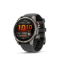 Preview: GARMIN Fenix 8 Pro LTE Amoled Sapphire, Graphit/Schwarz Titan, 47mm (010-03198-11)