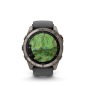 Preview: GARMIN Fenix 8 Pro LTE Amoled Sapphire,  Graphit/Schwarz Titan, 51mm (010-03199-11)