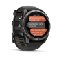 Preview: GARMIN Fenix 8 Pro LTE MicroLED Sapphire,  Schwarz/Titan Carbongrau DLC, 51mm (010-03380-01)