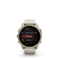 Preview: GARMIN Fenix 8 Amoled Sapphire, Nebelgrau/Softgold, 43mm (010-02903-11)