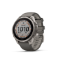 Preview: GARMIN Fenix 9 Pro Solar InReach, 47mm, Kieselgrau/Titan (010-04338-01)