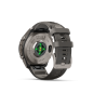 Preview: GARMIN Fenix 9 Pro Solar InReach, 47mm, Kieselgrau/Titan (010-04338-01)