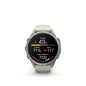 Preview: GARMIN Fenix 9 Pro InReach, 43mm, Titan mit Silikon-Armband Nebelgrau/Dunkler Sandstein (010-04335-81)