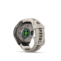 Preview: GARMIN Fenix 9 Pro InReach, 43mm, Titan mit Silikon-Armband Nebelgrau/Dunkler Sandstein (010-04335-81)