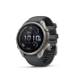 Preview: GARMIN Fenix 9 Pro InReach, 47mm, Titan mit Silikon-Armband Graphit/Schwarz (010-04336-21)