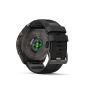 Preview: GARMIN Fenix 9 Pro InReach, 51mm, Carbongrau DLC Titan mit Silikon-Armband Schwarz/Kieselgrau (010-04337-11)