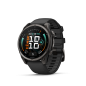 Preview: GARMIN Fenix 9, 47mm, Schwarz/Carbongrau DLC Titan (010-04762-11)