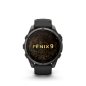 Preview: GARMIN Fenix 9, 47mm, Schwarz/Carbongrau DLC Titan (010-04762-11)