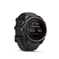 Preview: GARMIN Fenix 9, 47mm, Schwarz/Carbongrau DLC Titan (010-04762-11)
