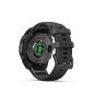 Preview: GARMIN Fenix 9, 47mm, Schwarz/Carbongrau DLC Titan (010-04762-11)