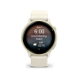 Preview: GARMIN Vivoactive 6, Bone/Lunargold, 42mm (010-02985-01)