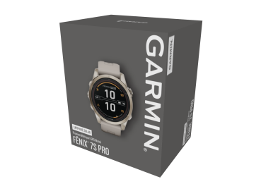GARMIN Fenix 7S Pro Sapphire Solar, Beige/Softgold, 42mm (010-02776-15)