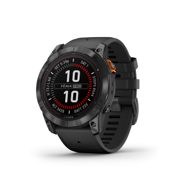 GARMIN Fenix 7X Pro Solar, Schwarz/Schiefergrau, 51mm (010-02778-01)