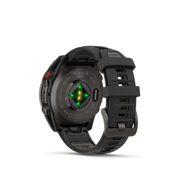 GARMIN Fenix 8 Pro LTE Amoled Sapphire, Schwarz/Titan Carbongrau DLC Titan, 47mm (010-03198-01)