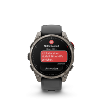 GARMIN Fenix 8 Pro LTE Amoled Sapphire, Graphit/Schwarz Titan, 47mm (010-03198-11)