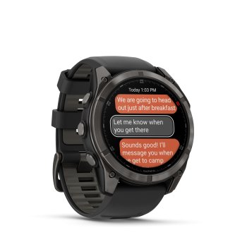 GARMIN Fenix 8 Pro LTE Amoled Sapphire,  Schwarz/Titan Carbongrau DLC Titan, 51mm (010-03199-01)