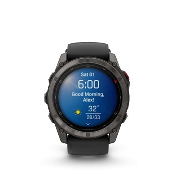 GARMIN Fenix 8 Pro LTE Amoled Sapphire,  Schwarz/Titan Carbongrau DLC Titan, 51mm (010-03199-01)