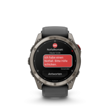 GARMIN Fenix 8 Pro LTE Amoled Sapphire,  Graphit/Schwarz Titan, 51mm (010-03199-11)