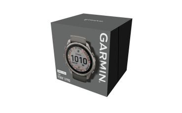 GARMIN Fenix 9 Pro Solar InReach, 51mm,  Kieselgrau/Titan mit Silikon-Armband (010-04339-01)