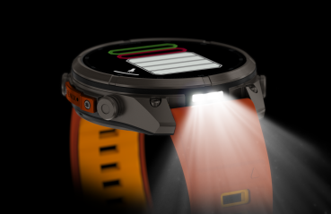 GARMIN Fenix 9 Pro InReach, 47mm, Titan mit Silikon-Armband Autumn Orange/Spark Orange (010-04336-01)