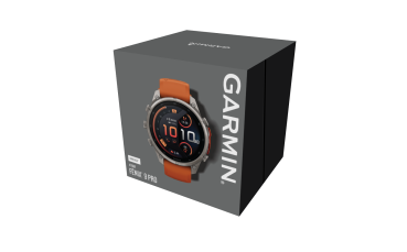 GARMIN Fenix 9 Pro InReach, 47mm, Titan mit Silikon-Armband Autumn Orange/Spark Orange (010-04336-01)