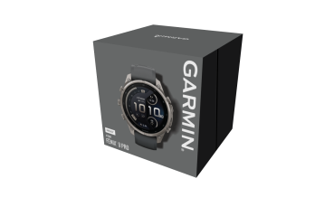 GARMIN Fenix 9 Pro InReach, 47mm, Titan mit Silikon-Armband Graphit/Schwarz (010-04336-21)