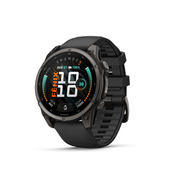 GARMIN Fenix 9, 47mm, Schwarz/Carbongrau DLC Titan (010-04762-11)