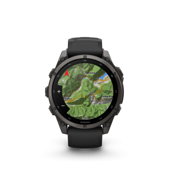 GARMIN Fenix 9, 47mm, Schwarz/Carbongrau DLC Titan (010-04762-11)