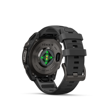 GARMIN Fenix 9, 47mm, Schwarz/Carbongrau DLC Titan (010-04762-11)