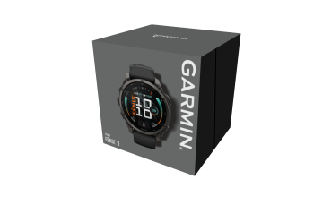 GARMIN Fenix 9, 47mm, Schwarz/Carbongrau DLC Titan (010-04762-11)
