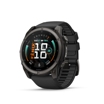 GARMIN Fenix 9, 51mm,  Schwarz/Carbongrau DLC Titan (010-04763-11)