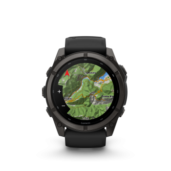 GARMIN Fenix 9, 51mm,  Schwarz/Carbongrau DLC Titan (010-04763-11)