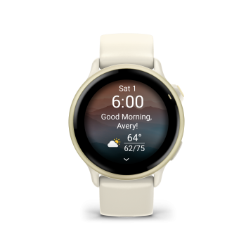 GARMIN Vivoactive 6, Bone/Lunargold, 42mm (010-02985-01)