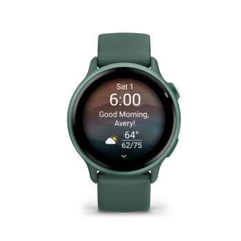 GARMIN Vivoactive 6, Jaspisgrün/Jaspisgrün Metallic, 42mm (010-02985-02)