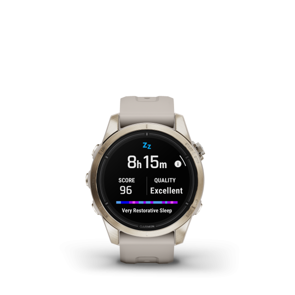 GARMIN Epix Pro Sapphire, Beige/Softgold, 42mm (010-02802-11)