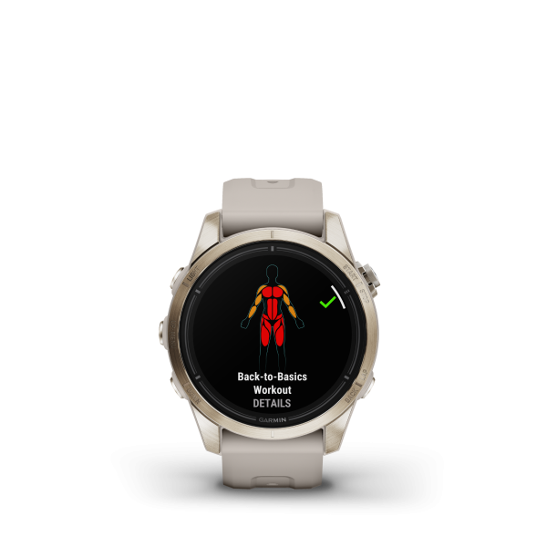 GARMIN Epix Pro Sapphire, Beige/Softgold, 42mm (010-02802-11)