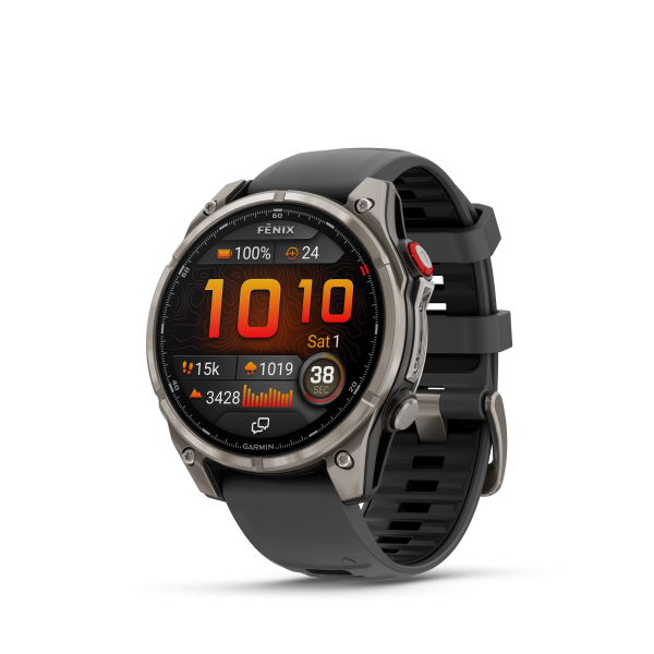 GARMIN Fenix 8 Pro LTE Amoled Sapphire, Graphit/Schwarz Titan, 47mm (010-03198-11)