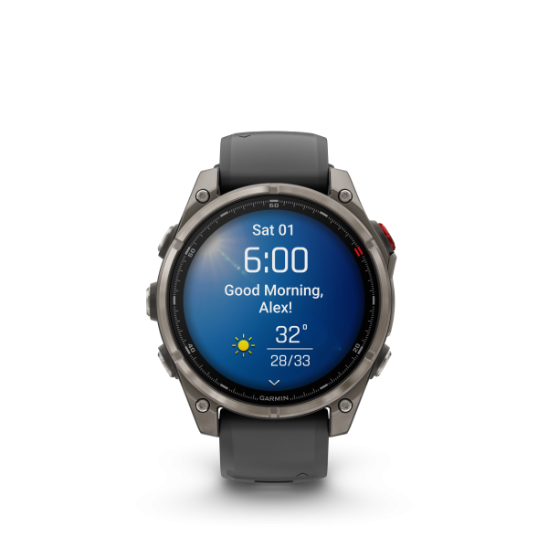 GARMIN Fenix 8 Pro LTE Amoled Sapphire, Graphit/Schwarz Titan, 47mm (010-03198-11)