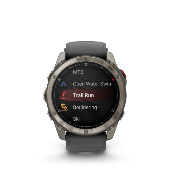GARMIN Fenix 8 Pro LTE Amoled Sapphire,  Graphit/Schwarz Titan, 51mm (010-03199-11)