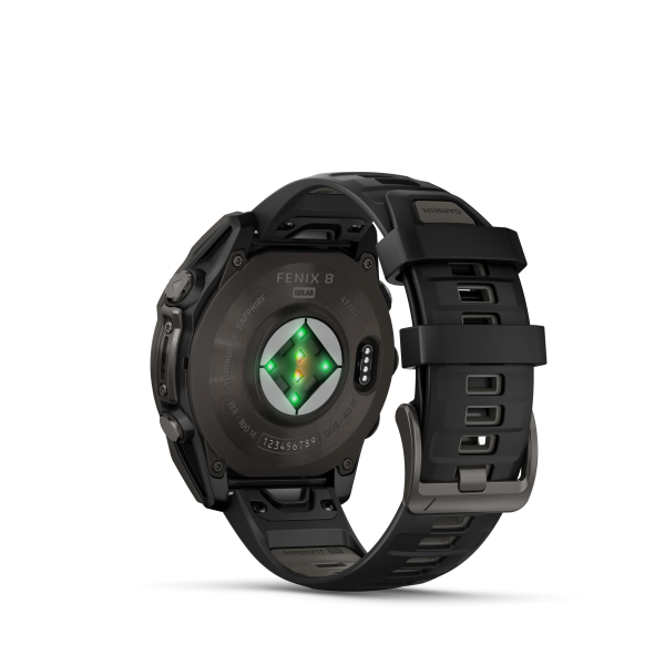 GARMIN Fenix 8 Solar Sapphire, Graphit/Titanium Titan, 47mm (010-02906-11)
