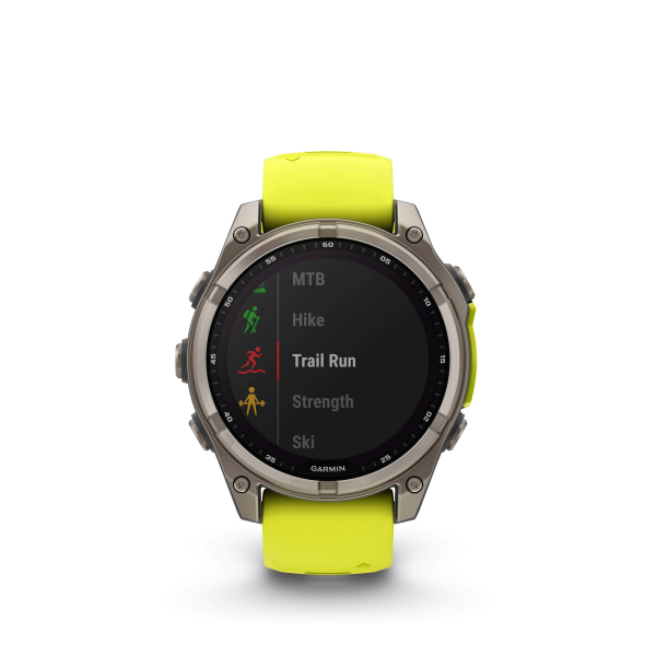 GARMIN Fenix 8 Solar Sapphire, Graphit/Titanium Titan, 47mm (010-02906-21)