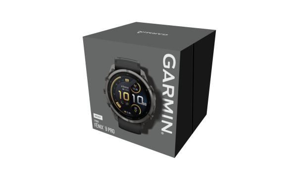 GARMIN Fenix 9 Pro InReach, 51mm, Carbongrau DLC Titan mit Silikon-Armband Schwarz/Kieselgrau (010-04337-11)