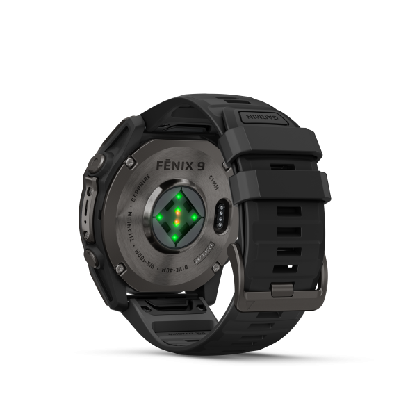 GARMIN Fenix 9, 51mm,  Schwarz/Carbongrau DLC Titan (010-04763-11)
