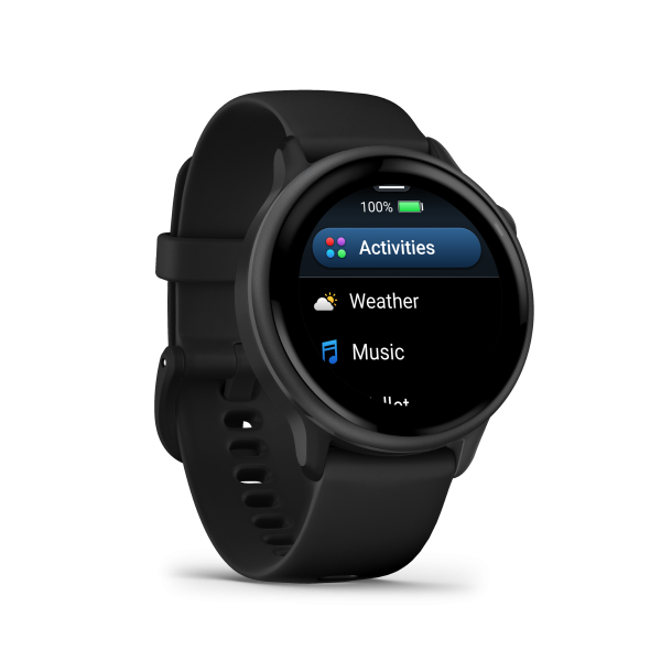 GARMIN Vivoactive 6, Schwarz/Schiefergrau, 42mm (010-02985-00)