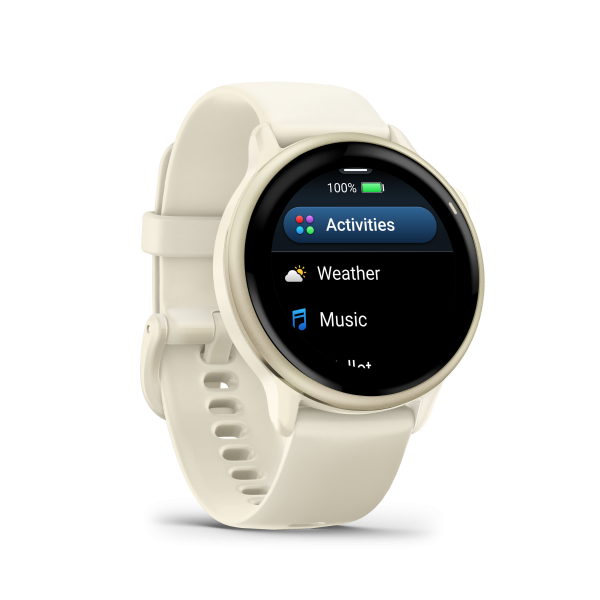 GARMIN Vivoactive 6, Bone/Lunargold, 42mm (010-02985-01)