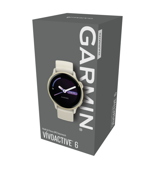 GARMIN Vivoactive 6, Bone/Lunargold, 42mm (010-02985-01)