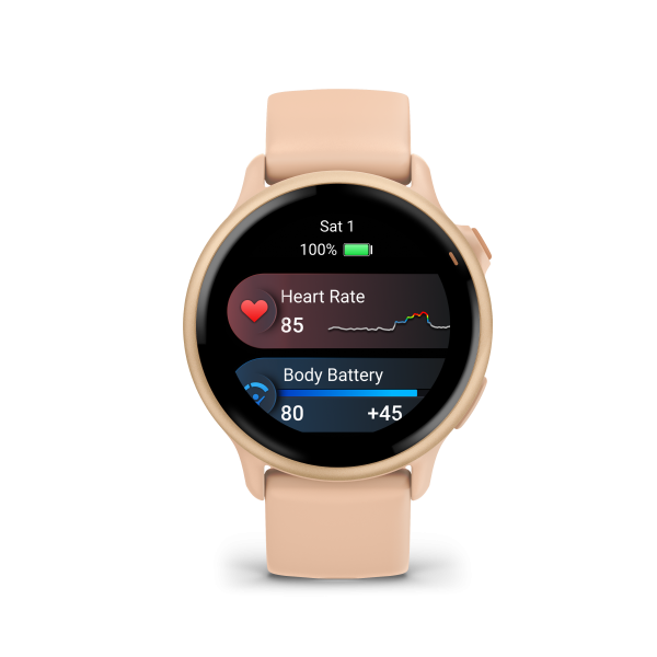 GARMIN Vivoactive 6, Pink Dawn/Pink Dawn Metallic, 42mm (010-02985-03)