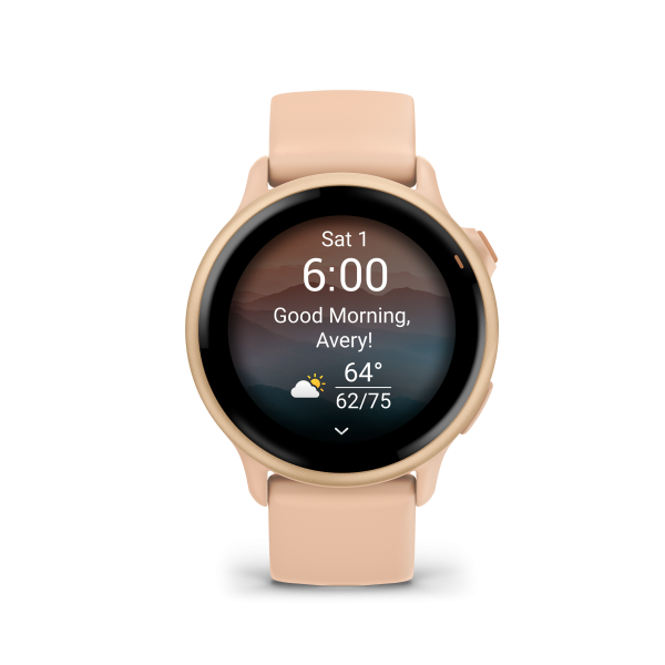 GARMIN Vivoactive 6, Pink Dawn/Pink Dawn Metallic, 42mm (010-02985-03)